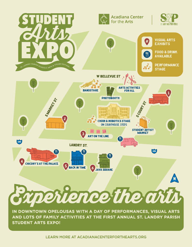 Student Arts Expo Map